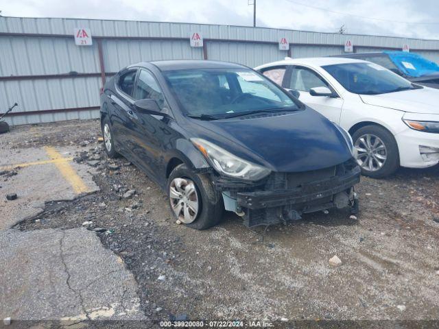  Salvage Hyundai ELANTRA