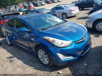  Salvage Hyundai ELANTRA