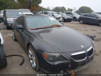  Salvage BMW 6 Series