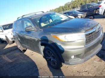  Salvage Toyota Highlander