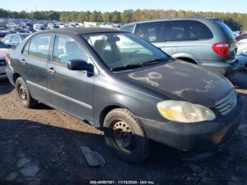  Salvage Toyota Corolla