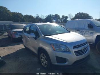  Salvage Chevrolet Trax