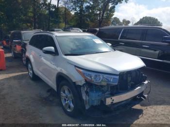  Salvage Toyota Highlander