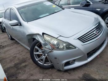  Salvage INFINITI G37x