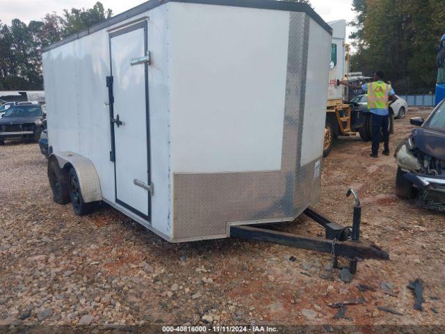  Salvage D&a Custom Enclosed Trailer