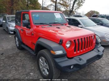  Salvage Jeep Wrangler