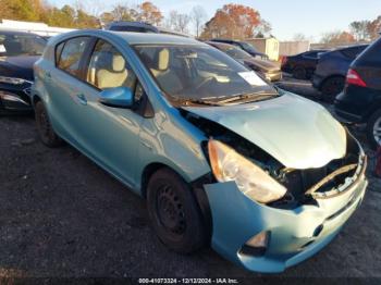  Salvage Toyota Prius c