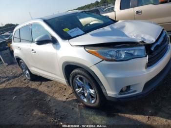  Salvage Toyota Highlander