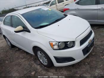  Salvage Chevrolet Sonic