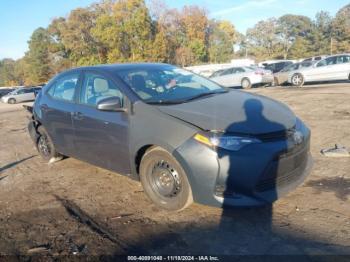  Salvage Toyota Corolla