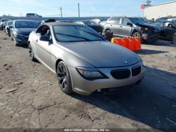  Salvage BMW 6 Series