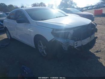  Salvage Chevrolet Malibu