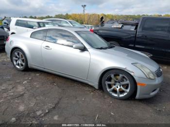  Salvage INFINITI G35