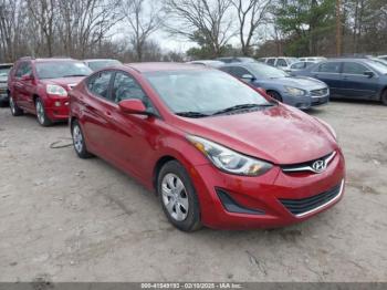  Salvage Hyundai ELANTRA