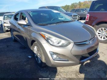  Salvage Hyundai ELANTRA