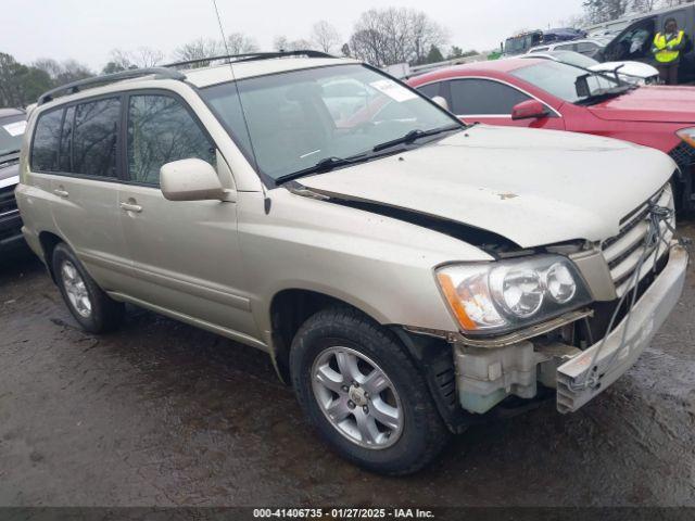  Salvage Toyota Highlander