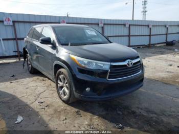  Salvage Toyota Highlander