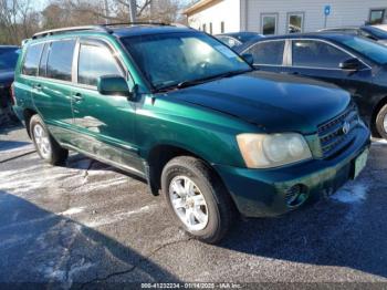  Salvage Toyota Highlander