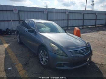  Salvage INFINITI G37x