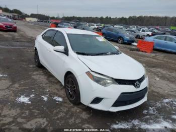  Salvage Toyota Corolla