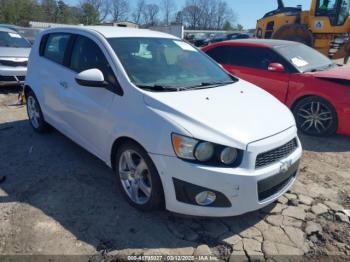  Salvage Chevrolet Sonic