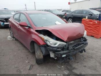  Salvage Hyundai ELANTRA