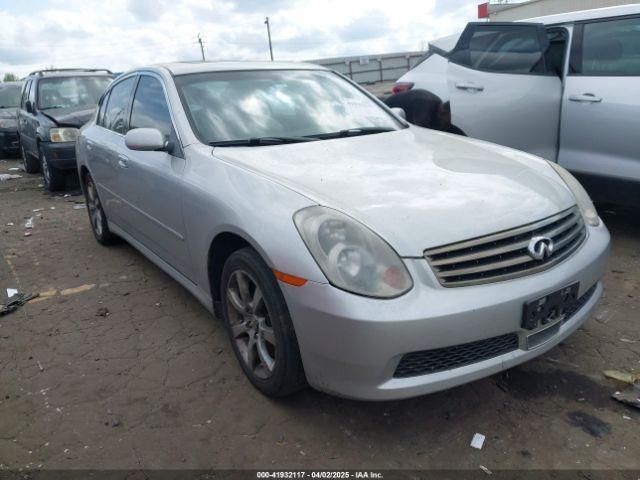  Salvage INFINITI G35x