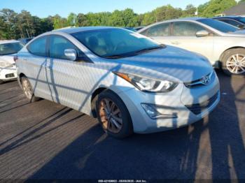  Salvage Hyundai ELANTRA