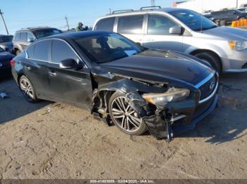 Salvage INFINITI Q50 Hybrid
