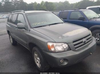  Salvage Toyota Highlander
