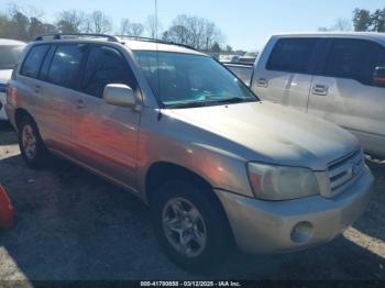  Salvage Toyota Highlander