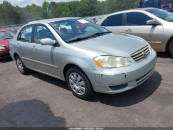  Salvage Toyota Corolla