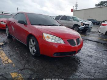  Salvage Pontiac G6