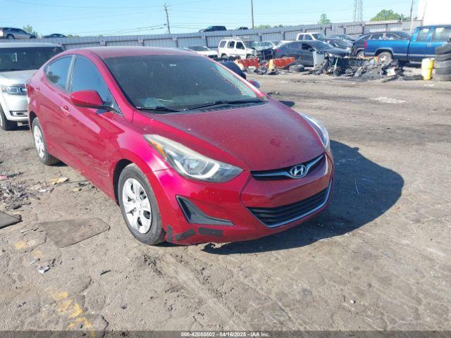  Salvage Hyundai ELANTRA