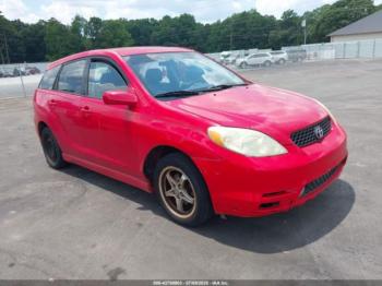  Salvage Toyota Matrix