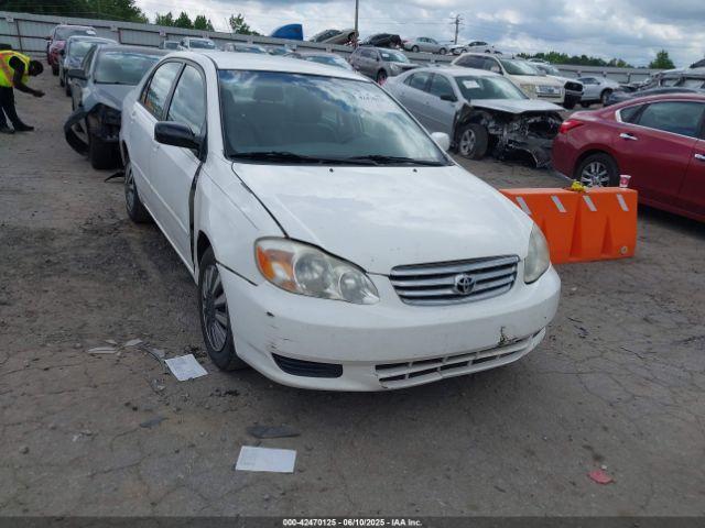  Salvage Toyota Corolla