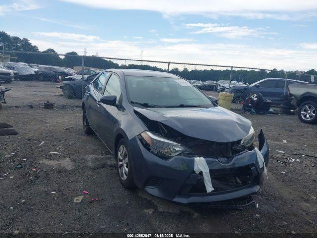  Salvage Toyota Corolla