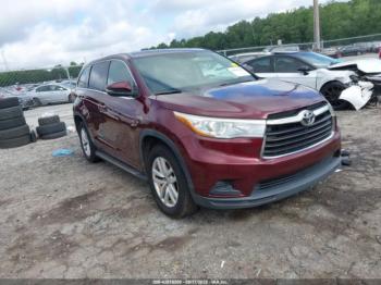  Salvage Toyota Highlander
