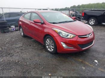  Salvage Hyundai ELANTRA