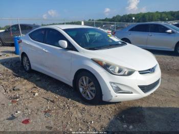  Salvage Hyundai ELANTRA