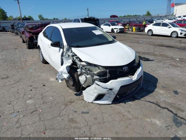  Salvage Toyota Corolla