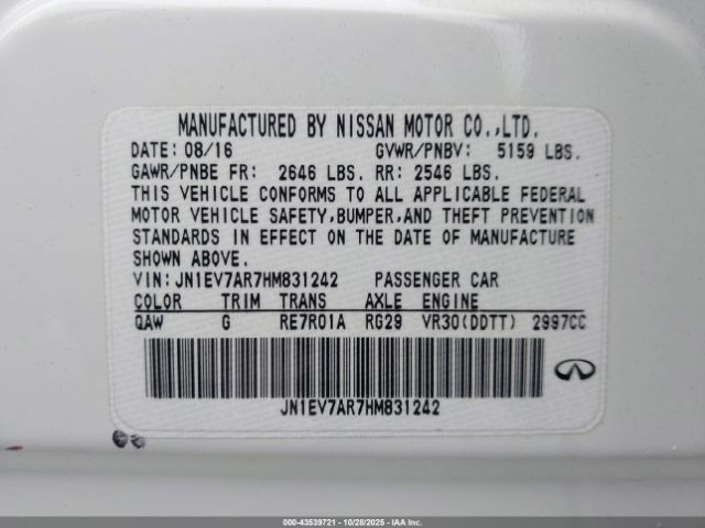 INFINITI Q50 3.0t Sport Image 5