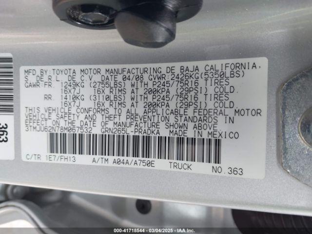 Toyota Tacoma Prerunner V6 Image 8