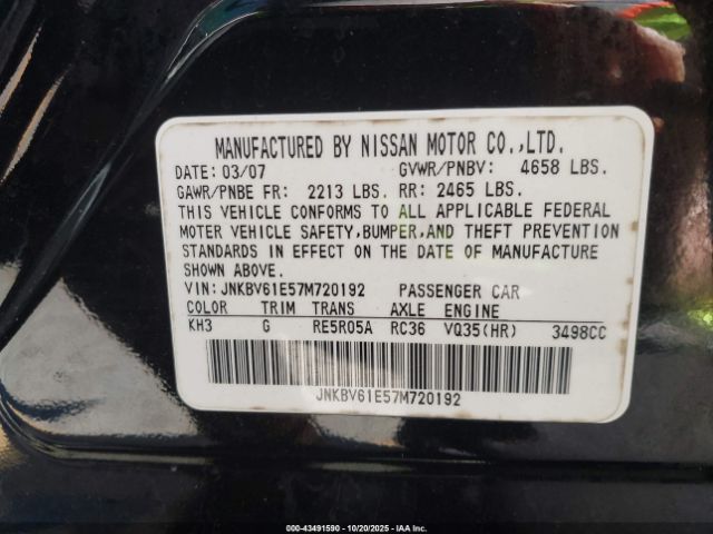 INFINITI G35 Journey Image 14