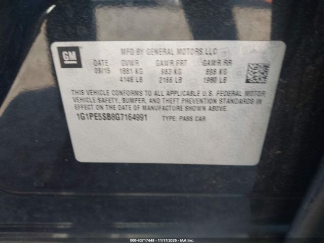 Chevrolet Cruze 1lt Auto Image 8