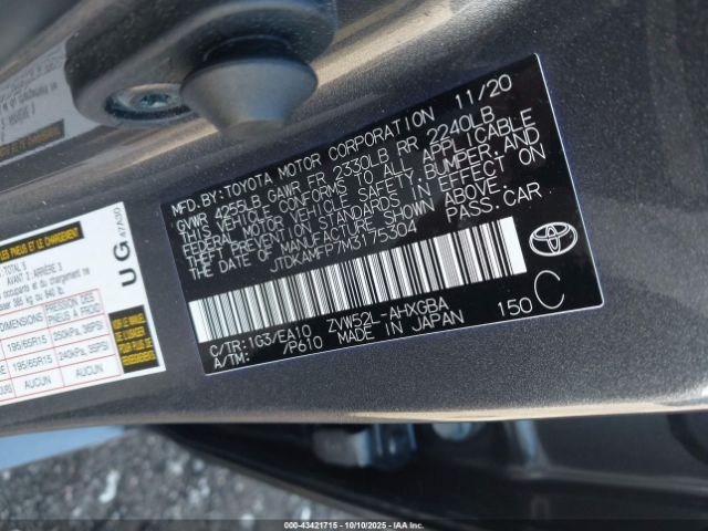 Toyota Prius Prime Xle Image 9