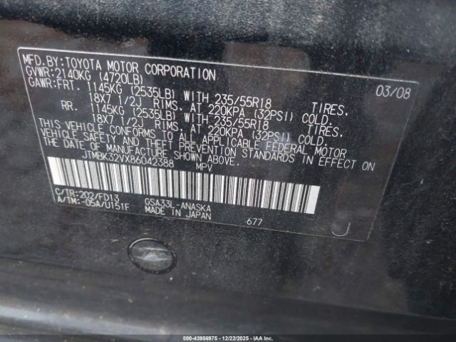 Toyota RAV4 Sport V6 Image 5