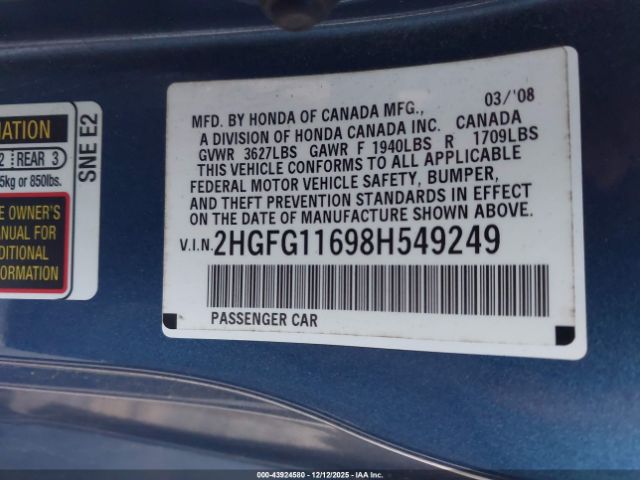 Honda Civic Lx Image 7